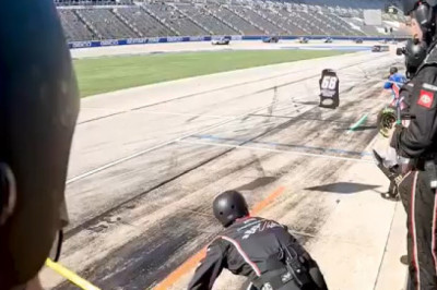 Lightning Speed: First Person View of NASCAR Crew's Insanely Fast Tire Swap!